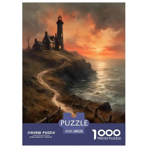 LightHaus 1000 Teile Puzzle Für Erwachsene interessant Erwachsenenpuzzle Clevere Rätsel Geschenk 38x26cm/1000pcs von PHQAZWSXE