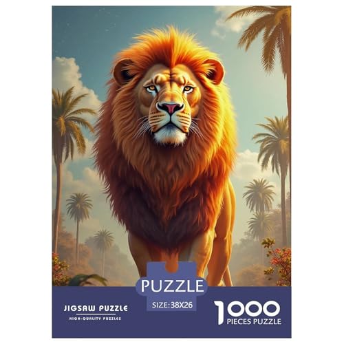 Löwen 1000 Teile Puzzle Für Die Ganze Familie Tiere Erwachsenenpuzzle Geschicklichkeitsspiel Weihnachtspuzzle 38x26cm/1000pcs Löwen 1000 Teile Puzzle Für Die Ganze Familie Tiere Erwachsenenpuzzle Geschicklichkeitsspiel Weihnachtspuzzle 38x26cm/1000pcs von PHQAZWSXE