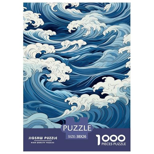 Meerwelle 1000 Teile Puzzle Für Die Ganze Familie interessant persönlich Impossible Puzzle Geschicklichkeitsspiel Weihnachtspuzzle 38x26cm/1000pcs Meerwelle 1000 Teile Puzzle Für Die Ganze Familie interessant persönlich Impossible Puzzle Geschicklichkeitsspiel Weihnachtspuzzle 38x26cm/1000pcs von PHQAZWSXE