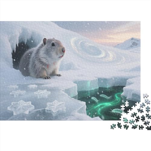 Murmel 1000 Teile Puzzle Für Erwachsene Blumes Impossible Puzzle Clevere Rätsel Weihnachtspuzzle 1000pcs (75x50cm) von PHQAZWSXE