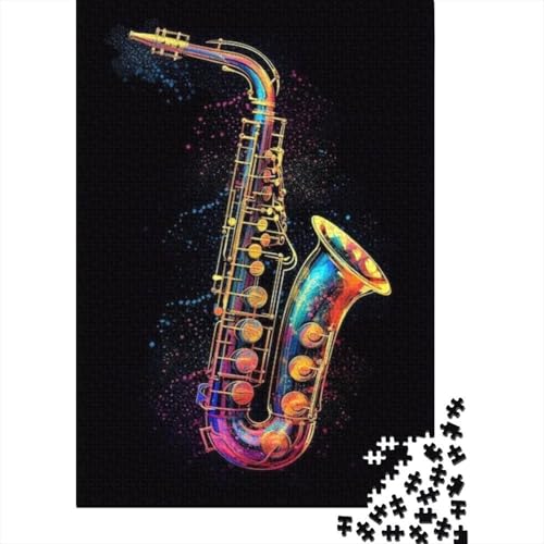 Musikinstrumente 1000 Teile Puzzle Für Die Ganze Familie interessant Erwachsenenpuzzle Clevere Rätsel Weihnachtspuzzle 1000pcs (75x50cm) von PHQAZWSXE