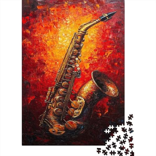Musikinstrumente 1000 Teile Puzzle Für Die Ganze Familie interessant Impossible Puzzle Geschicklichkeitsspiel Geschenk 1000pcs (75x50cm) von PHQAZWSXE