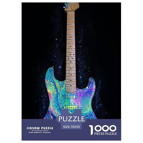Musikinstrumente 1000 Teile Puzzle Für Erwachsene Und Kinder interessant Impossible Puzzle Clevere Rätsel Geschenk 70x50cm/1000pcs von PHQAZWSXE