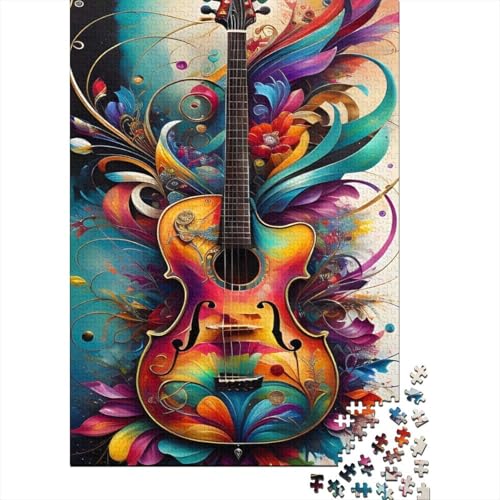 Musikinstrumente 1000 Teile Puzzle Für Erwachsene interessant Erwachsenenpuzzle Clevere Rätsel Weihnachtspuzzle 1000pcs (75x50cm) von PHQAZWSXE