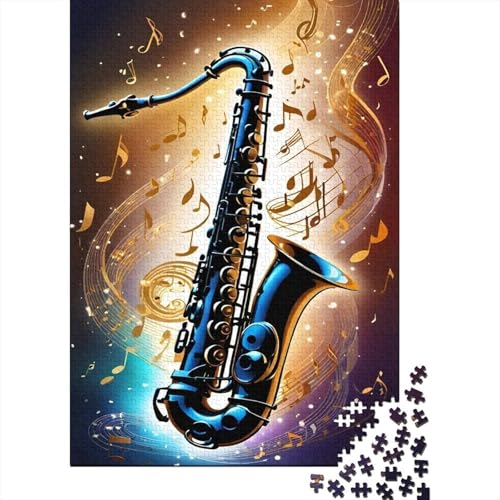 Musikinstrumente Puzzle 1000 Teile Für Die Ganze Familie interessant Erwachsenenpuzzle Clevere Rätsel Weihnachtspuzzle 1000pcs (75x50cm) von PHQAZWSXE