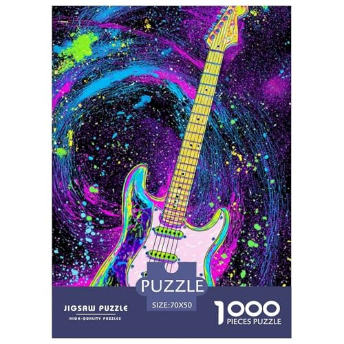 Musikinstrumente Puzzle 1000 Teile Für Erwachsene Und Kinder interessant Erwachsenenpuzzle Geschicklichkeitsspiel Weihnachtspuzzle 70x50cm/1000pcs von PHQAZWSXE