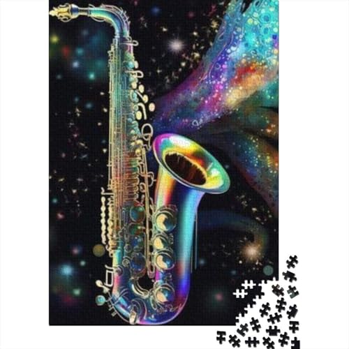 Musikinstrumente Puzzle 1000 Teile Für Erwachsene Und Kinder interessant Impossible Puzzle Clevere Rätsel Weihnachtspuzzle 1000pcs (75x50cm) von PHQAZWSXE