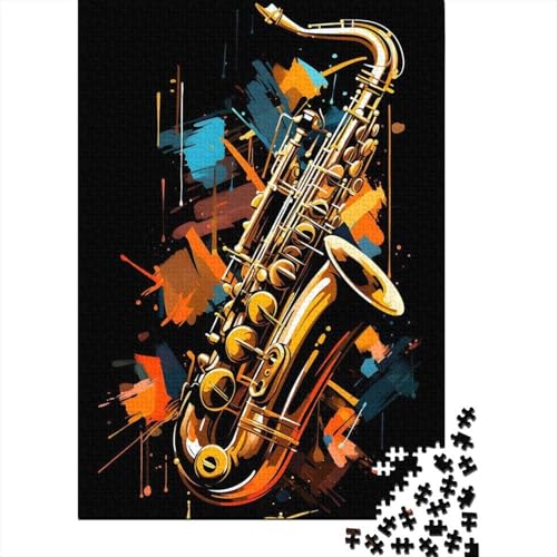 Musikinstrumente Puzzle 1000 Teile Für Erwachsene interessant Erwachsenenpuzzle Geschicklichkeitsspiel Weihnachtspuzzle 1000pcs (75x50cm) von PHQAZWSXE
