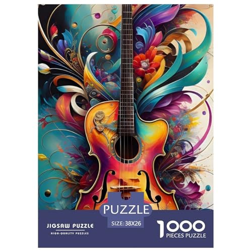 Musikinstrumente Puzzle 1000 Teile Für Erwachsene interessant Impossible Puzzle Geschicklichkeitsspiel Geschenk 38x26cm/1000pcs Musikinstrumente Puzzle 1000 Teile Für Erwachsene interessant Impossible Puzzle Geschicklichkeitsspiel Geschenk 38x26cm/1000pcs von PHQAZWSXE