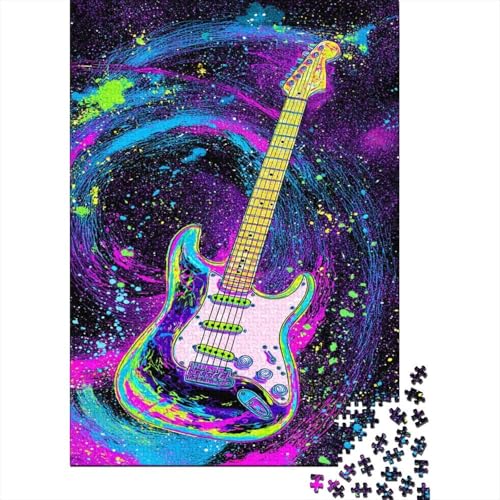 Musikinstrumente Puzzle 1000 Teile Für Erwachsene interessant Impossible Puzzle Geschicklichkeitsspiel Weihnachtspuzzle 1000pcs (75x50cm) von PHQAZWSXE