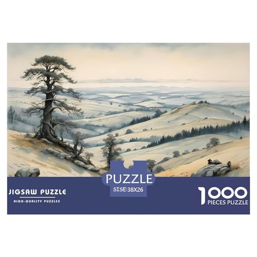 Natural Landschaft 1000 Teile Puzzle Für Erwachsene Und Kinder interessant Impossible Puzzle Clevere Rätsel Geschenk 38x26cm/1000pcs von PHQAZWSXE