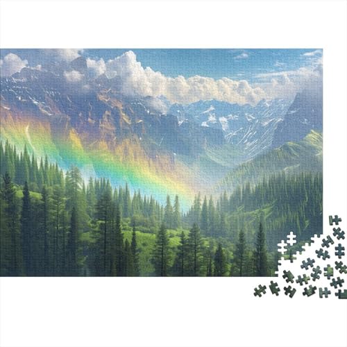 Natural Landschaft 1000 Teile Puzzle Für Erwachsene interessant Erwachsenenpuzzle Geschicklichkeitsspiel Weihnachtspuzzle 1000pcs (75x50cm) von PHQAZWSXE
