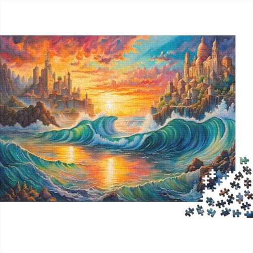 Natural Landschaft Puzzle 1000 Teile Für Die Ganze Familie interessant Erwachsenenpuzzle Geschicklichkeitsspiel Geschenk 1000pcs (75x50cm) von PHQAZWSXE