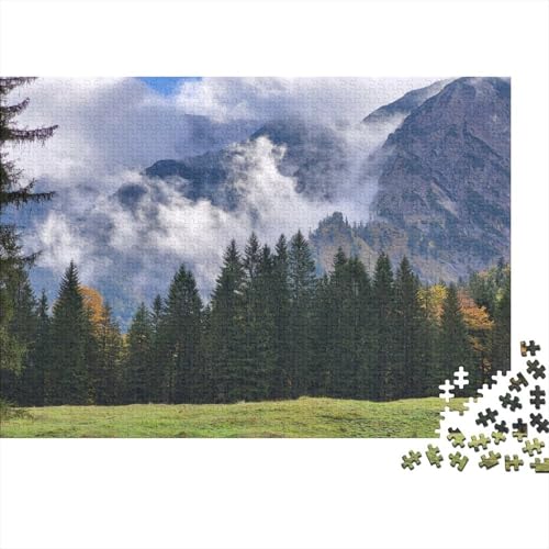 Natural Landschaft Puzzle 1000 Teile Für Erwachsene interessant Impossible Puzzle Clevere Rätsel Geschenk 1000pcs (75x50cm) von PHQAZWSXE