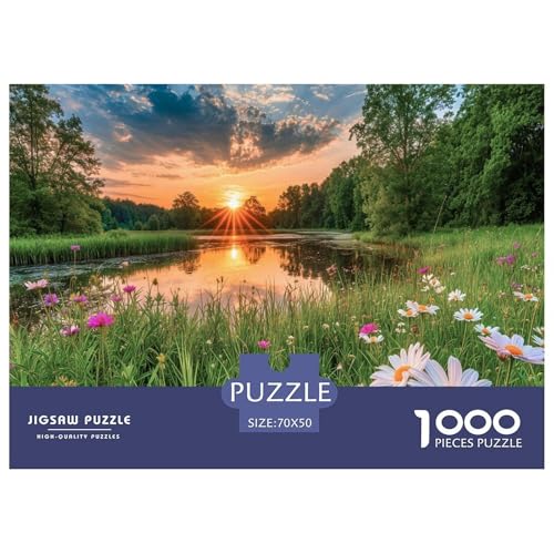 Naturlandschaft Puzzle 1000 Teile Für Erwachsene Und Kinder interessant Erwachsenenpuzzle Geschicklichkeitsspiel GescHühnerk 70x50cm/1000pcs von PHQAZWSXE