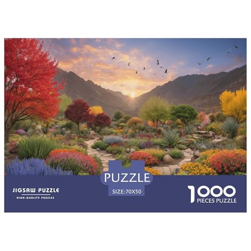 Naturlandschaft Puzzle 1000 Teile Für Erwachsene Und Kinder interessant Impossible Puzzle Clevere Rätsel GescHühnerk 70x50cm/1000pcs von PHQAZWSXE