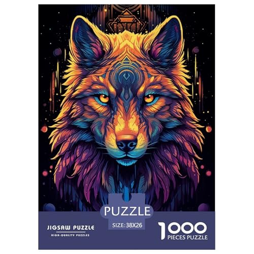 Neonwolf 1000 Teile Puzzle Für Erwachsene Und Kinder Tiere Impossible Puzzle Geschicklichkeitsspiel Weihnachtspuzzle 38x26cm/1000pcs Neonwolf 1000 Teile Puzzle Für Erwachsene Und Kinder Tiere Impossible Puzzle Geschicklichkeitsspiel Weihnachtspuzzle 38x26cm/1000pcs von PHQAZWSXE