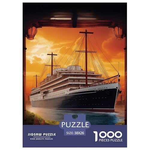 Ocean-Liner Puzzle 1000 Teile Für Erwachsene interessant Impossible Puzzle Geschicklichkeitsspiel Geschenk 38x26cm/1000pcs Ocean-Liner Puzzle 1000 Teile Für Erwachsene interessant Impossible Puzzle Geschicklichkeitsspiel Geschenk 38x26cm/1000pcs von PHQAZWSXE