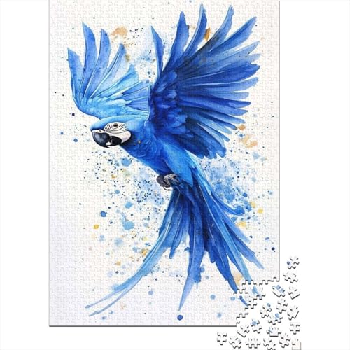 Papagei 1000 Teile Puzzle Für Erwachsene Tier Erwachsenenpuzzle Geschicklichkeitsspiel Weihnachtspuzzle 1000pcs (75x50cm) von PHQAZWSXE