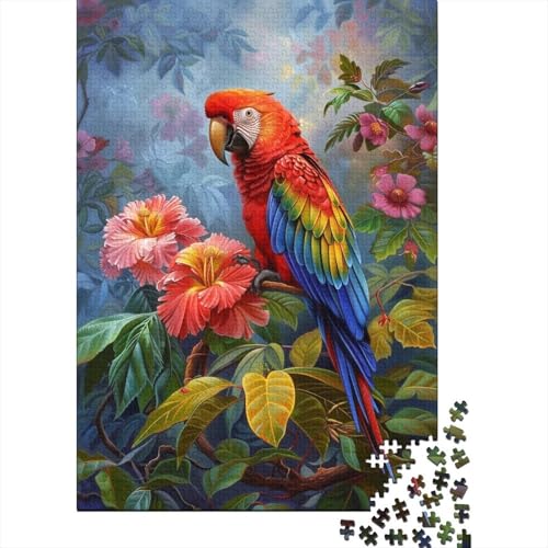 Papagei 1000 Teile Puzzle Für Erwachsene Tier Impossible Puzzle Clevere Rätsel Weihnachtspuzzle 1000pcs (75x50cm) von PHQAZWSXE