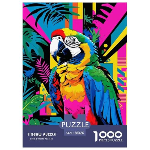 Papagei Puzzle 1000 Teile Für Erwachsene Tier Erwachsenenpuzzle Clevere Rätsel Geschenk 38x26cm/1000pcs Papagei Puzzle 1000 Teile Für Erwachsene Tier Erwachsenenpuzzle Clevere Rätsel Geschenk 38x26cm/1000pcs von PHQAZWSXE