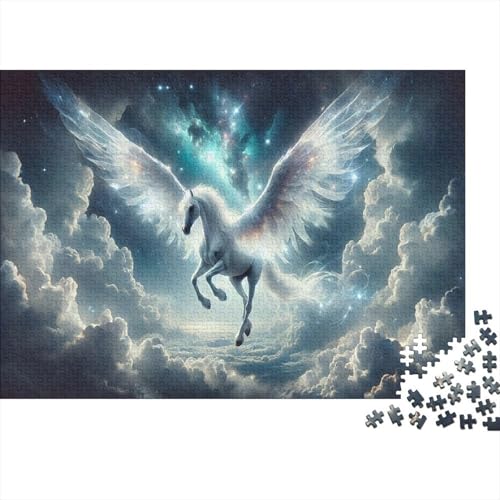 Pegasus 1000 Teile Puzzle Für Erwachsene Und Kinder Tiere Erwachsenenpuzzle Geschicklichkeitsspiel Weihnachtspuzzle 1000pcs (75x50cm) von PHQAZWSXE