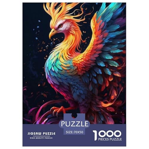 Phoenix 1000 Teile Puzzle Für Erwachsene Und Kinder Tier Impossible Puzzle Geschicklichkeitsspiel Weihnachtspuzzle 70x50cm/1000pcs von PHQAZWSXE