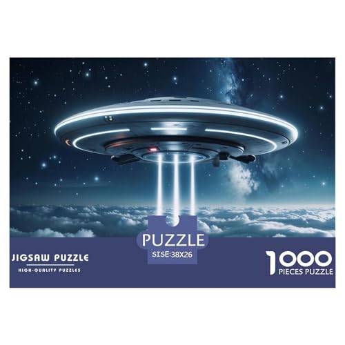 Raumschiff 1000 Teile Puzzle Für Erwachsene Und Kinder interessant Erwachsenenpuzzle Clevere Rätsel Weihnachtspuzzle 38x26cm/1000pcs von PHQAZWSXE