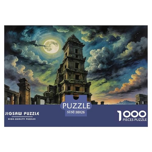 Ruinen Puzzle 1000 Teile Für Erwachsene Und Kinder interessant Impossible Puzzle Geschicklichkeitsspiel Weihnachtspuzzle 38x26cm/1000pcs Ruinen Puzzle 1000 Teile Für Erwachsene Und Kinder interessant Impossible Puzzle Geschicklichkeitsspiel Weihnachtspuzzle 38x26cm/1000pcs von PHQAZWSXE