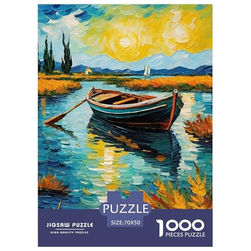 Schiff 1000 Teile Puzzle Für Die Ganze Familie interessant Impossible Puzzle Clevere Rätsel Geschenk 70x50cm/1000pcs von PHQAZWSXE