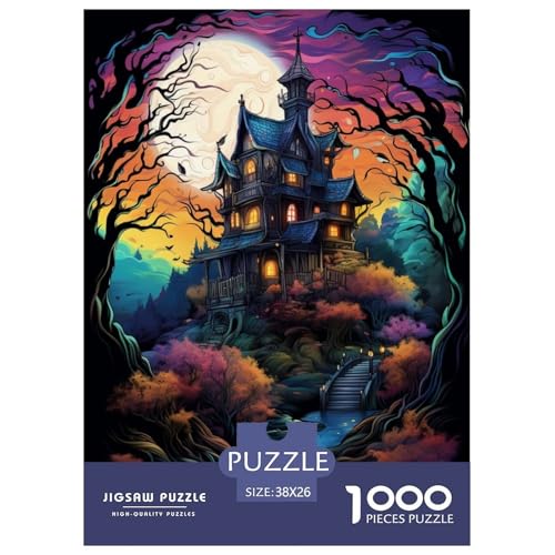 Schloss 1000 Teile Puzzle Für Erwachsene interessant Impossible Puzzle Geschicklichkeitsspiel Weihnachtspuzzle 38x26cm/1000pcs Schloss 1000 Teile Puzzle Für Erwachsene interessant Impossible Puzzle Geschicklichkeitsspiel Weihnachtspuzzle 38x26cm/1000pcs von PHQAZWSXE