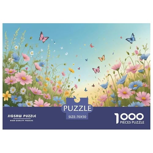 Schmetterling Puzzle 1000 Teile Für Erwachsene interessant Impossible Puzzle Clevere Rätsel GescHühnerk 70x50cm/1000pcs von PHQAZWSXE