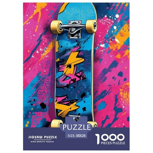 Skateboard 1000 Teile Puzzle Für Erwachsene interessant Erwachsenenpuzzle Geschicklichkeitsspiel Weihnachtspuzzle 38x26cm/1000pcs Skateboard 1000 Teile Puzzle Für Erwachsene interessant Erwachsenenpuzzle Geschicklichkeitsspiel Weihnachtspuzzle 38x26cm/1000pcs von PHQAZWSXE