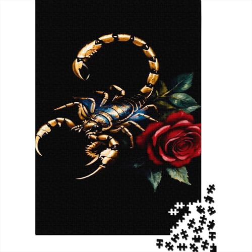 Skorpion 1000 Teile Puzzle Für Die Ganze Familie interessant Erwachsenenpuzzle Clevere Rätsel Geschenk 1000pcs (75x50cm) von PHQAZWSXE