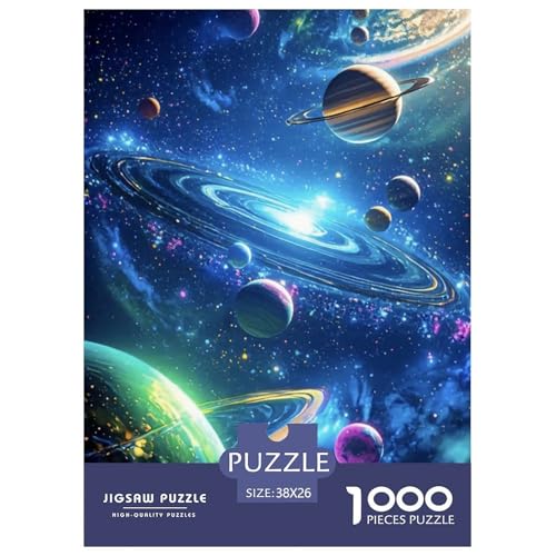 Starlit Himmel Puzzle 1000 Teile Für Erwachsene interessant Erwachsenenpuzzle Geschicklichkeitsspiel Weihnachtspuzzle 38x26cm/1000pcs von PHQAZWSXE