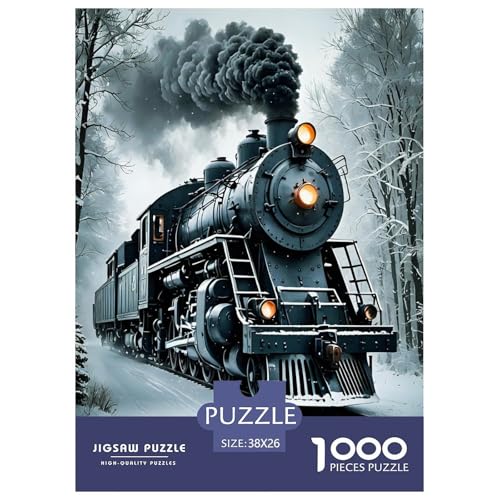 Steam Zug Puzzle 1000 Teile Für Die Ganze Familie interessant persönlich Impossible Puzzle Clevere Rätsel Weihnachtspuzzle 38x26cm/1000pcs Steam Zug Puzzle 1000 Teile Für Die Ganze Familie interessant persönlich Impossible Puzzle Clevere Rätsel Weihnachtspuzzle 38x26cm/1000pcs von PHQAZWSXE