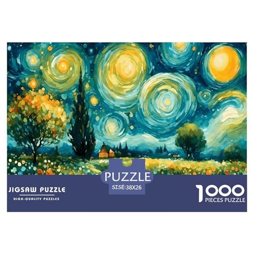 Sternenbeleuchteter Himmel 1000 Teile Puzzle Für Die Ganze Familie interessant Erwachsenenpuzzle Clevere Rätsel Geschenk 38x26cm/1000pcs Sternenbeleuchteter Himmel 1000 Teile Puzzle Für Die Ganze Familie interessant Erwachsenenpuzzle Clevere Rätsel Geschenk 38x26cm/1000pcs von PHQAZWSXE
