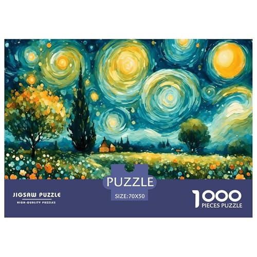 Sternenbeleuchteter Himmel Puzzle 1000 Teile Für Die Ganze Familie interessant Erwachsenenpuzzle Geschicklichkeitsspiel Geschenk 70x50cm/1000pcs Sternenbeleuchteter Himmel Puzzle 1000 Teile Für Die Ganze Familie interessant Erwachsenenpuzzle Geschicklichkeitsspiel Geschenk 70x50cm/1000pcs von PHQAZWSXE