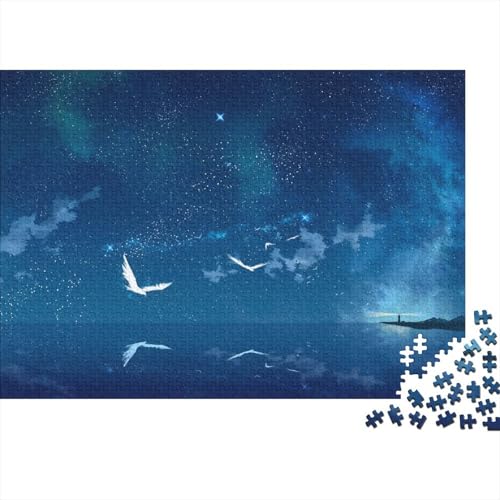 Sternenhimmel Puzzle 1000 Teile Für Die Ganze Familie Kunst Impossible Puzzle Clevere Rätsel Weihnachtspuzzle 1000pcs (75x50cm) von PHQAZWSXE