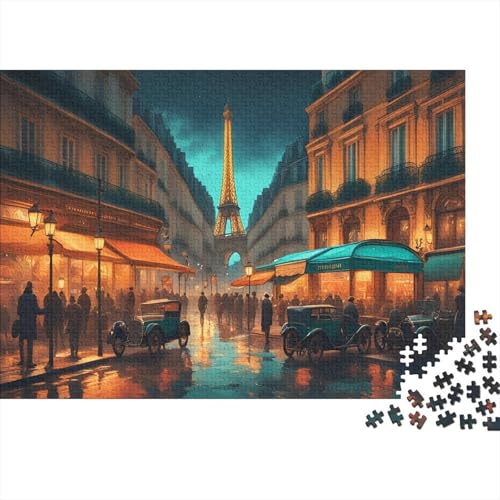 Straßenlandschaft 1000 Teile Puzzle Für Erwachsene Und Kinder interessant Impossible Puzzle Clevere Rätsel Weihnachtspuzzle 1000pcs (75x50cm) von PHQAZWSXE