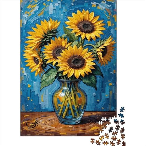 SunBlumen Puzzle 1000 Teile Für Die Ganze Familie interessant Erwachsenenpuzzle Geschicklichkeitsspiel Geschenk 1000pcs (75x50cm) von PHQAZWSXE