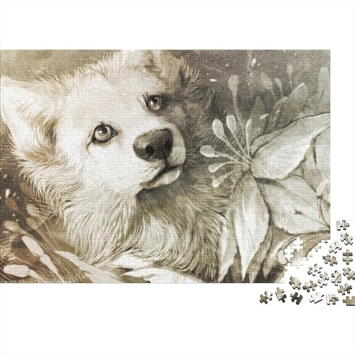 Tier 1000 Teile Puzzle Für Die Ganze Familie Tier Erwachsenenpuzzle Geschicklichkeitsspiel Weihnachtspuzzle 1000pcs (75x50cm) von PHQAZWSXE
