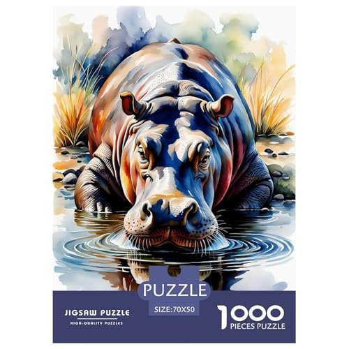 Tiere Puzzle 1000 Teile Für Erwachsene Tiere Erwachsenenpuzzle Clevere Rätsel Weihnachtspuzzle 70x50cm/1000pcs von PHQAZWSXE