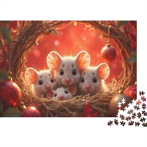 Tiere Puzzle 1000 Teile Für Erwachsene Und Kinder interessant Erwachsenenpuzzle Geschicklichkeitsspiel Weihnachtspuzzle 1000pcs (75x50cm) von PHQAZWSXE