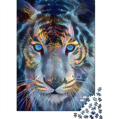 Tiger 1000 Teile Puzzle Für Die Ganze Familie Tier Impossible Puzzle Geschicklichkeitsspiel Weihnachtspuzzle 1000pcs (75x50cm) von PHQAZWSXE
