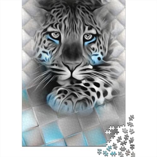 Tiger Puzzle 1000 Teile Für Erwachsene Und Kinder Tier Impossible Puzzle Geschicklichkeitsspiel Weihnachtspuzzle 1000pcs (75x50cm) von PHQAZWSXE