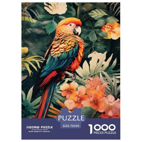 Tropischer Papagei 1000 Teile Puzzle Für Erwachsene Tiere Erwachsenenpuzzle Clevere Rätsel GescHühnerk 70x50cm/1000pcs Tropischer Papagei 1000 Teile Puzzle Für Erwachsene Tiere Erwachsenenpuzzle Clevere Rätsel GescHühnerk 70x50cm/1000pcs von PHQAZWSXE