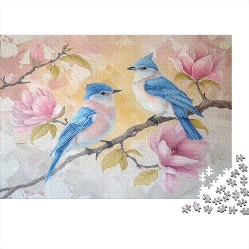 Vogel (3) Puzzle 1000 Teile Für Erwachsene interessant Impossible Puzzle Clevere Rätsel Weihnachtspuzzle 1000pcs (75x50cm) von PHQAZWSXE