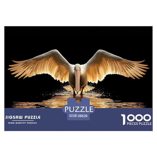 Vogel 1000 Teile Puzzle Für Die Ganze Familie Tiere Erwachsenenpuzzle Clevere Rätsel GescHühnerk 38x26cm/1000pcs von PHQAZWSXE