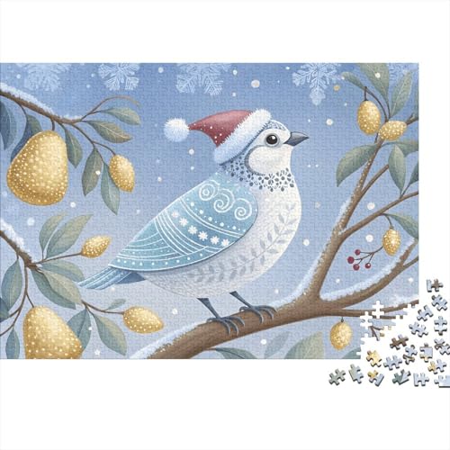 Vogel 1000 Teile Puzzle Für Die Ganze Familie interessant Erwachsenenpuzzle Geschicklichkeitsspiel Weihnachtspuzzle 1000pcs (75x50cm) von PHQAZWSXE